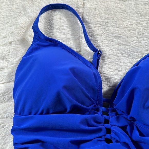 Profile by Gottex Women’s Royal Blue "TUTTI FRUTTI" Tankini Top Size 6 NEW - Picture 10 of 16